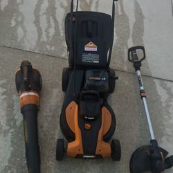 Meet Tyson – the ultimate 3-piece cordless yard tool set