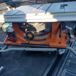 Ridgid Table Saw 