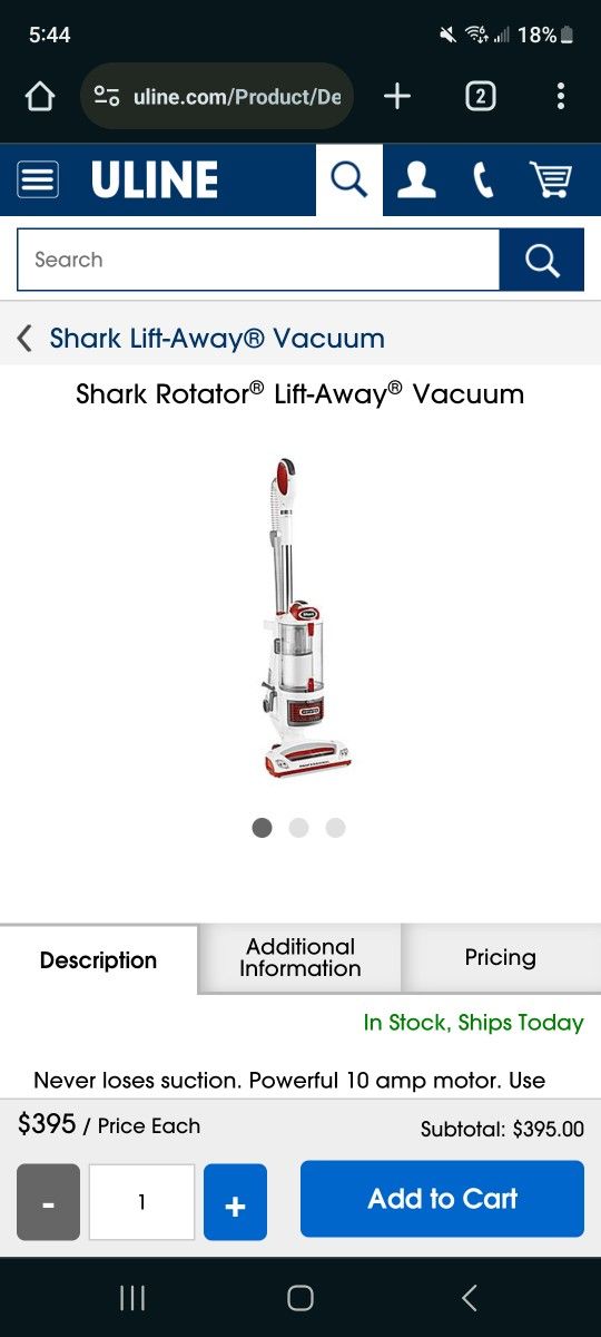Shark Professional Lift Away