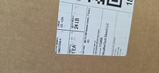 Tesla Model X 2025 All Westher Floor Mats NeW