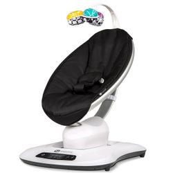 4moms mamaRoo 4 Baby Swing | Bluetooth Baby Rocker with 5 Unique Motions