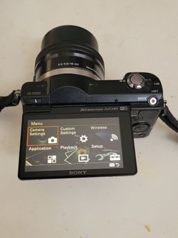 Sony a5000 With 16-50mm Lens