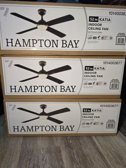 Hampton Bay Fans!  44.99$ Retail is 80$
