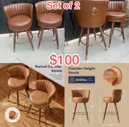 Set of 2 Bar stools