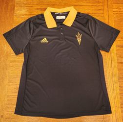 Adidas Arizona State Sun Devils Womens Golf Polo Shirt. XL, Like New