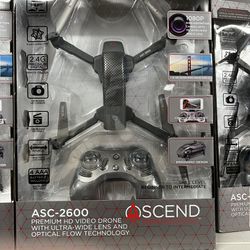 Ascend Aeronautics ASC-2600 Premium HD Video Drone with 1080P Camera