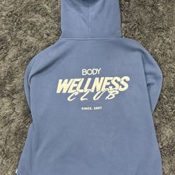 Body Wellness Club Blue Hoode