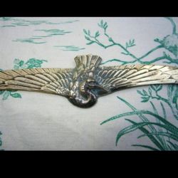 Antique Bronze Peacock Letter Opener. Freemason Symbology