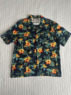 Original Penguin Tropical Floral Hawaiian Shirt