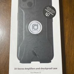 Redroad 3D Stereo Amplifiers And Shockproof Case For iPhone 13.