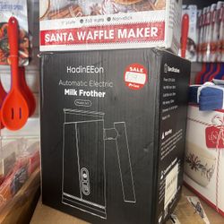 Milk Frother, Electric Milk Frother & Steamer for Making Cappuccino(4.4 oz/10.1 oz) 20V, New in Box 