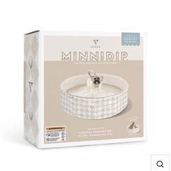 THE COASTAL TRAVERTINE PUP DIP DOG POOL