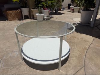 White coffee table