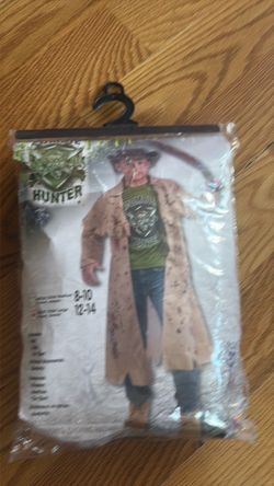 Zombie Hunter Halloween Costume Kids 8-14