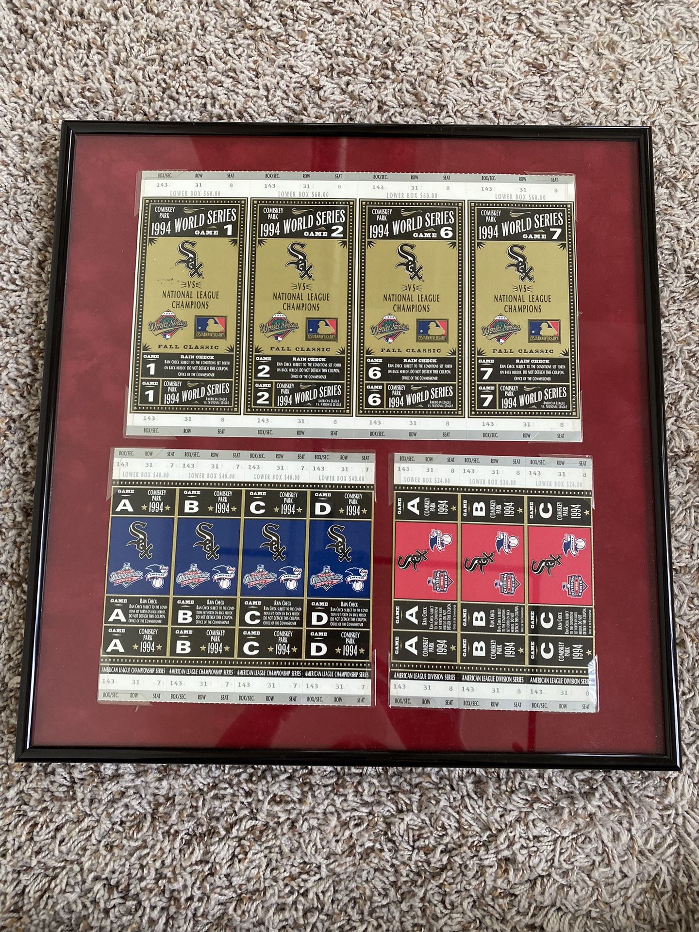 1994 Sox World Series Tickets