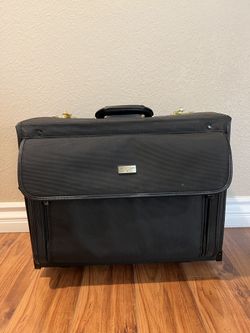 U.S. Luggage Black Rolling Briefcase Laptop Bag