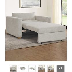 Thomasville Dillard Fabric Twin Size Convertible Sleeper Chair $450