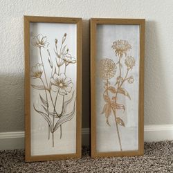 Gold Flower Art