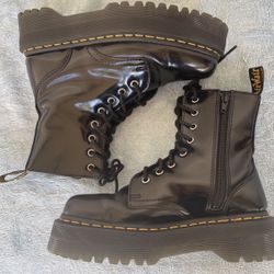 DR MARTENS WOMEN BOOTS JADON PLATFORM BLACK SIZE 7
