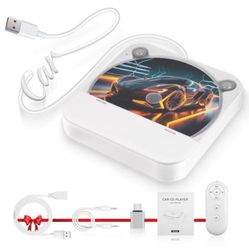 “New”CD Player(for Car/,laptop/TV/Computer)USB/AUX Cables(retail$49)