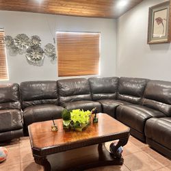 Sofa Grande 7 Pies as Super Comfortable Con La Mesa De Enmedio, El Adorno De Mesa No Está Inclusion