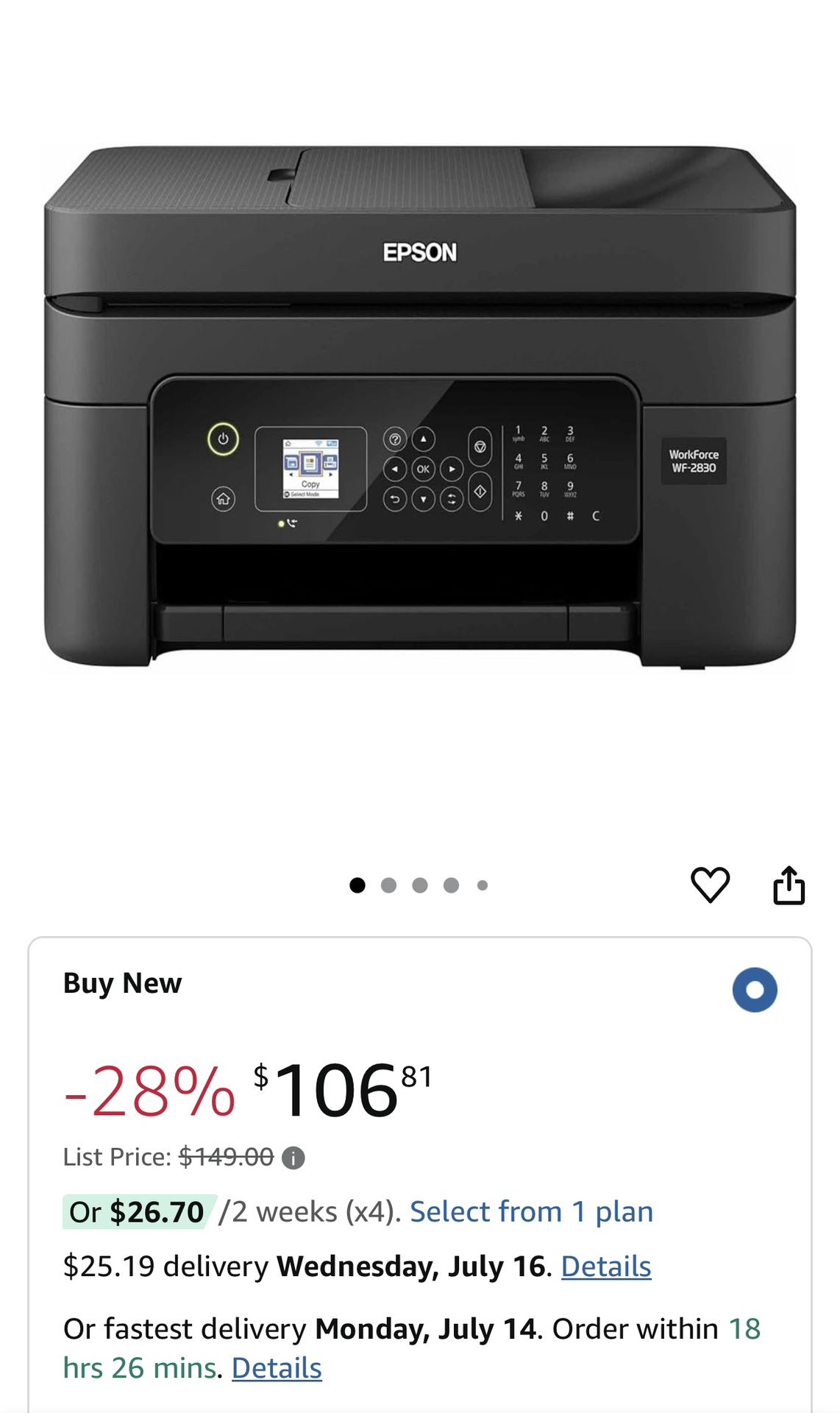 Epson WorkForce WF-2830