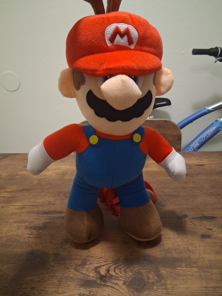 Mario Plush Backpack