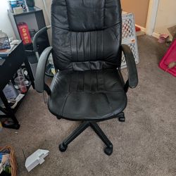 Computer, Desk Chair