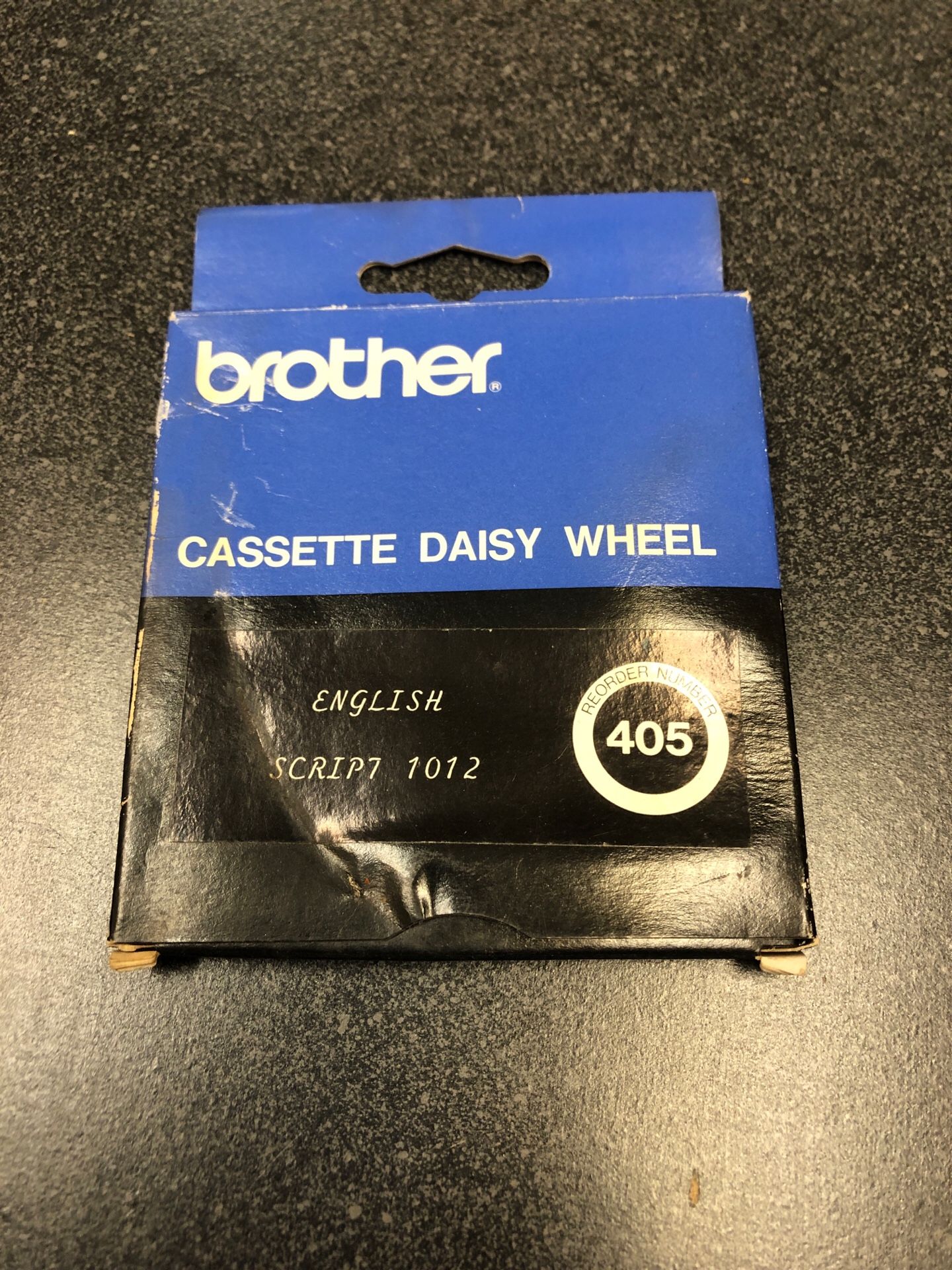 Brother cassette daisy wheel