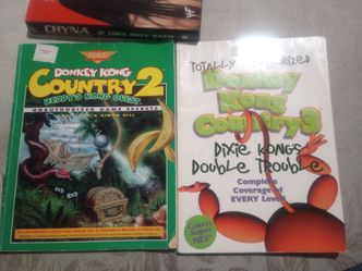 Donkey Kong Country 2 & 3 Strategy Guide Books
