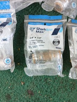 3/4max sharkbites new 6 and silpball vavle. Have price