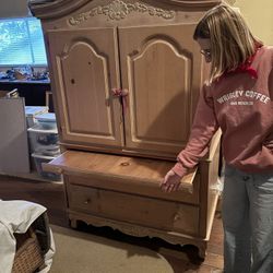 Wooden Cabinet/Armoire Closet 