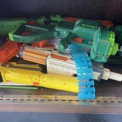 Nerf Guns…