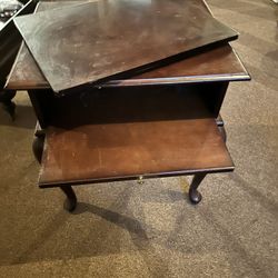 Nice Antique Table With Swivel Top