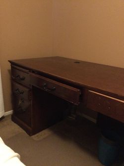 Executive Desk – Beautiful Royal Cherry Finish | Solid & Professional