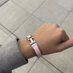 Hermés Pink Bracelet 