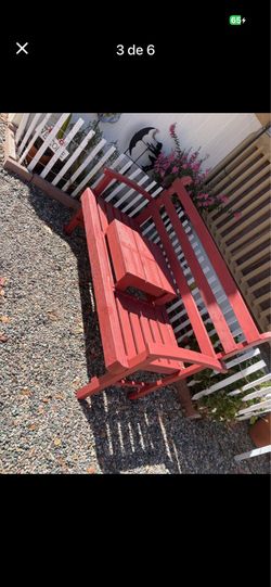 Hand made bench.