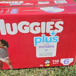 Huggies +Plus Diaper Size 6/116 count 