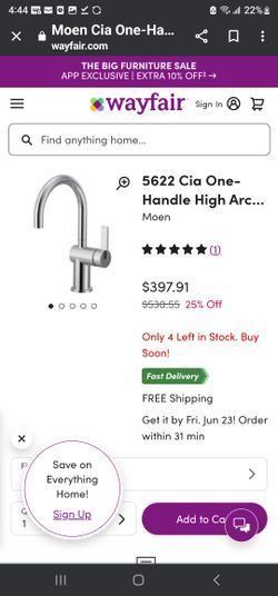 MOEN KITCHEN FAUCET 