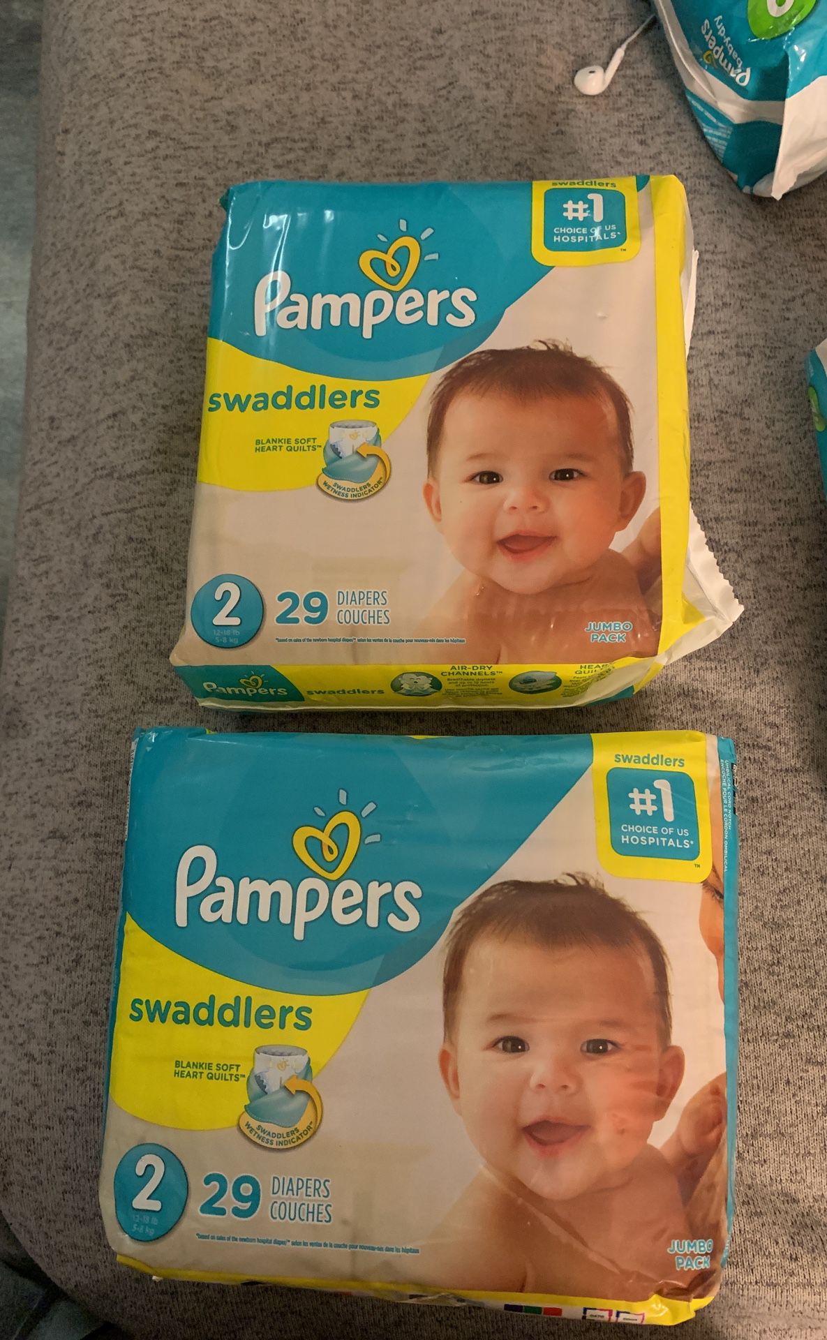 Pampers $5 each (size 2 & 6)