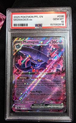 2026 Pokemon PFL EN Mismagius ex PSA graded 10