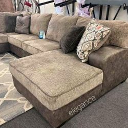 U Shaped Abalone 3 Pieces Sectional Financing Available By ASHLEY SAME DAY DELIVERY 