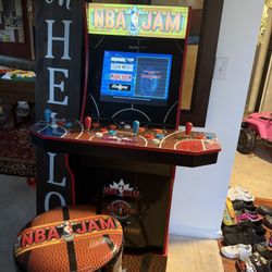 NBA Jam Arcade With Matching Chair 