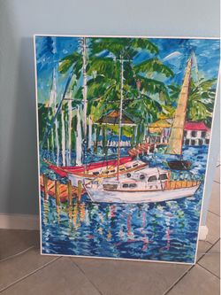 Boat paintings