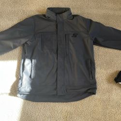 Snap On Jacket, Gray, Large