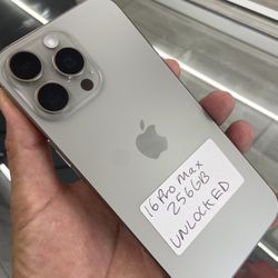 16 Pro Max Unlocked. Cash Or $50 Down W Approval 