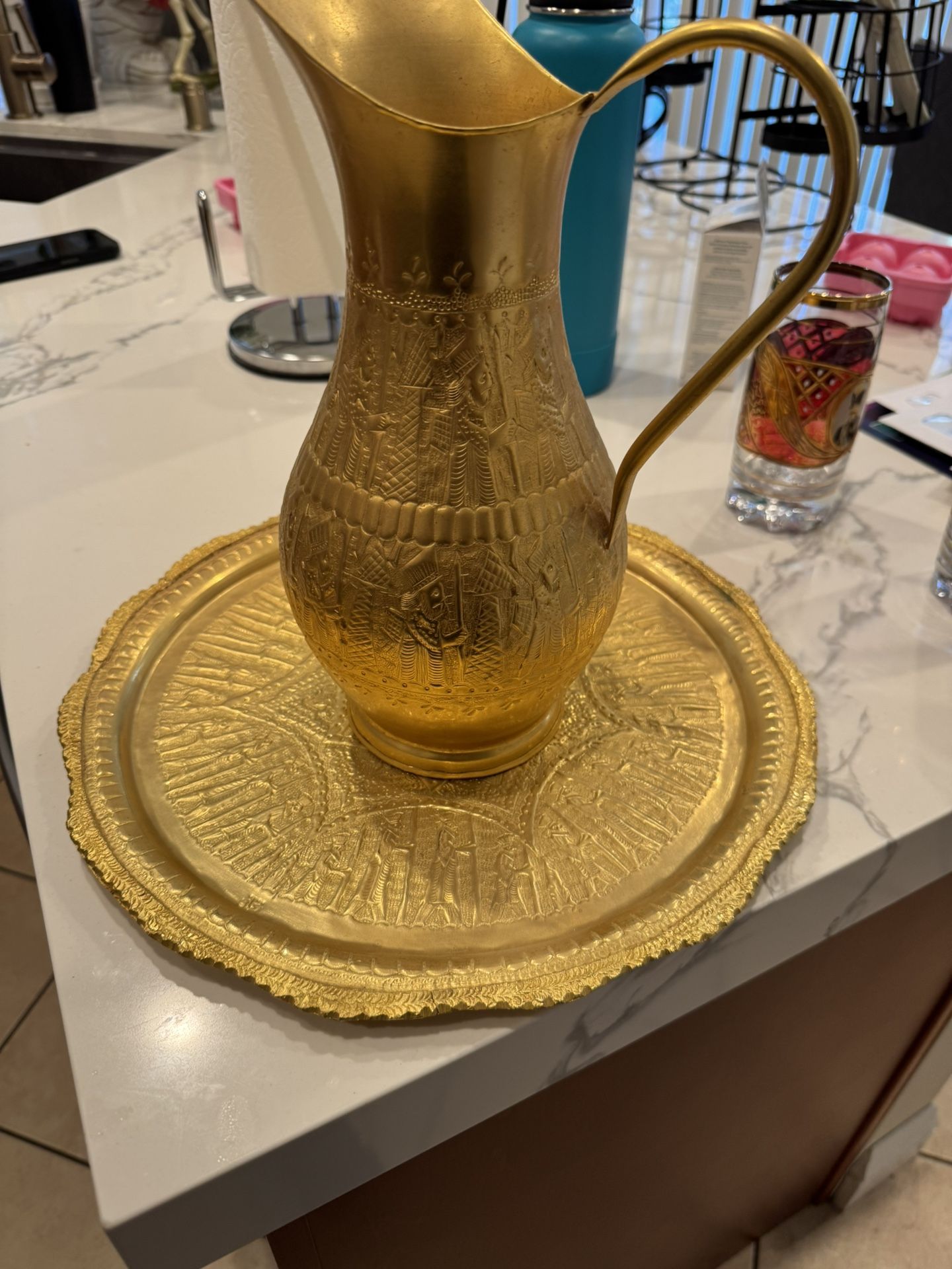 Persian Gold Watering Vase