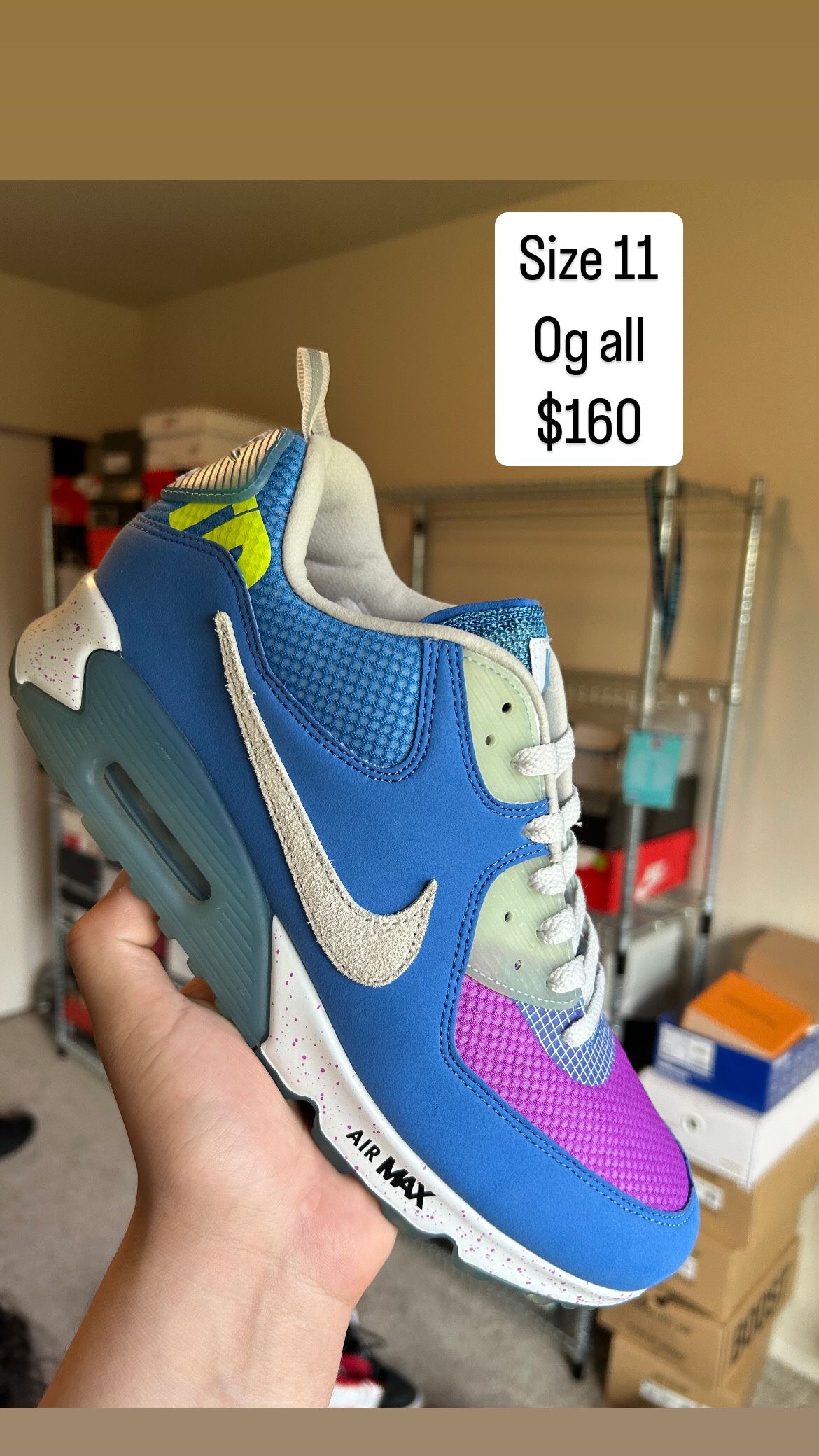 Nike Air Max 90 Undefeated Size 11