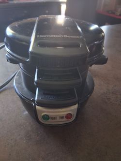 Hamilton Beach Breakfast Sandwich Maker, $8.00!