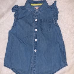 Cat And Jack Blouse Size 3t